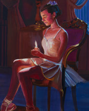 Load image into Gallery viewer, Enlightened Elegance – Original Ballerina Oil Painting