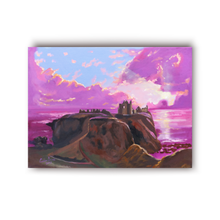 Load image into Gallery viewer, Dunnottar Castle painting oil on canvas