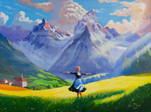 Load image into Gallery viewer, Maria's Melody - A Tribute to The Sound of Music - Oil Painting on Canvas