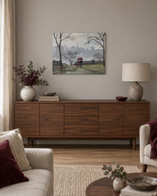 Load image into Gallery viewer, Edinburgh Rain – Original Scottish City Oil Painting