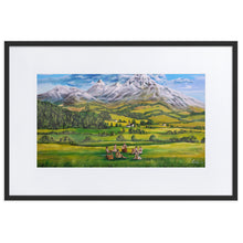 Load image into Gallery viewer, The Sound of Music Framed Print - Maria Serenading Van Trapp Family