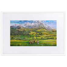 Load image into Gallery viewer, The Sound of Music Framed Print - Maria Serenading Van Trapp Family