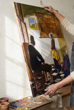 Load image into Gallery viewer, Vermeer’s New Model – Original Dutch-Inspired Oil Painting