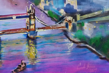 Load image into Gallery viewer, Up to the Highest Height – Original Mary Poppins London Oil Painting