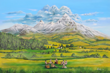 Load image into Gallery viewer, The Sound of Music – Original Film Tribute Oil Painting