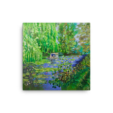 Load image into Gallery viewer, Monet print, Monet water lily pond Canvas