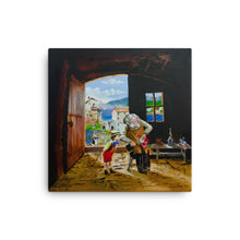 Load image into Gallery viewer, Pinocchio and Geppetto Canvas print
