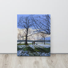 Load image into Gallery viewer, Three of us winter painting Canvas print