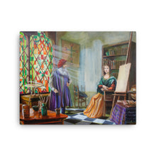 Load image into Gallery viewer, Leonardo da Vinci and the Mona Lisa Canvas