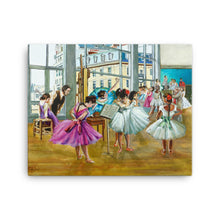 Load image into Gallery viewer, Degas and the Ballerinas canvas print