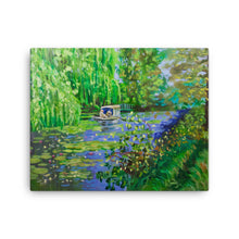 Load image into Gallery viewer, Monet print, Monet water lily pond Canvas
