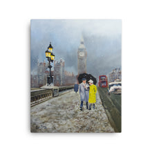 Load image into Gallery viewer, London snow Canvas print