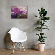 Load image into Gallery viewer, Sakura, the Geisha and the Cherry Blossoms Canvas print