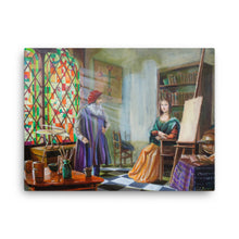 Load image into Gallery viewer, Leonardo da Vinci and the Mona Lisa Canvas