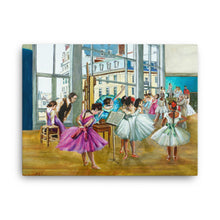 Load image into Gallery viewer, Degas and the Ballerinas canvas print