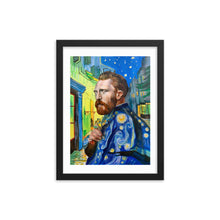 Load image into Gallery viewer, framed print of a Van Gogh portrait painting