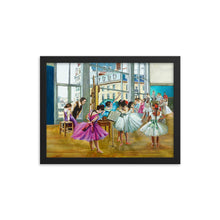 Load image into Gallery viewer, Degas and the Ballerinas framed print