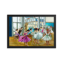 Load image into Gallery viewer, Degas and the Ballerinas framed print