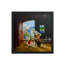 Load image into Gallery viewer, Pinocchio and Geppetto Framed print