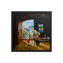 Load image into Gallery viewer, Pinocchio and Geppetto Framed print