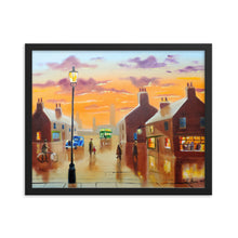 Load image into Gallery viewer, The blue car print from painting Framed