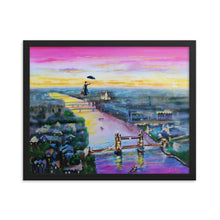 Load image into Gallery viewer, Mary Poppins framed print, Up to the highest height matte paper print