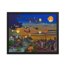 Load image into Gallery viewer, Halloween Town framed print