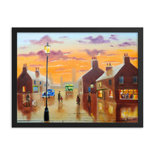 Load image into Gallery viewer, The blue car print from painting Framed