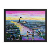 Load image into Gallery viewer, Mary Poppins framed print, Up to the highest height matte paper print
