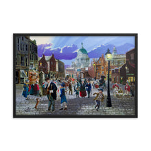 Load image into Gallery viewer, Oliver Twist framed print, Charles Dickens inspired art