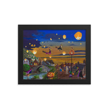 Load image into Gallery viewer, Halloween Town framed print