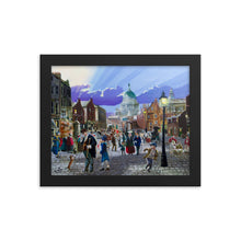 Load image into Gallery viewer, Oliver Twist framed print, Charles Dickens inspired art