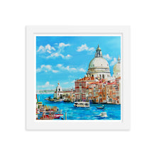 Load image into Gallery viewer, Oil painting of Venice Framed print
