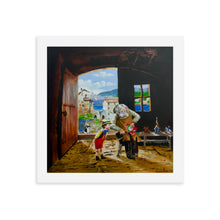 Load image into Gallery viewer, Pinocchio and Geppetto Framed print