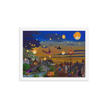 Load image into Gallery viewer, Halloween Town framed print