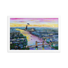 Load image into Gallery viewer, Mary Poppins framed print, Up to the highest height matte paper print