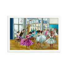 Load image into Gallery viewer, Degas and the Ballerinas framed print
