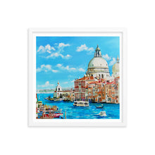 Load image into Gallery viewer, Oil painting of Venice Framed print