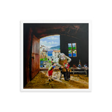 Load image into Gallery viewer, Pinocchio and Geppetto Framed print