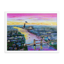 Load image into Gallery viewer, Mary Poppins framed print, Up to the highest height matte paper print