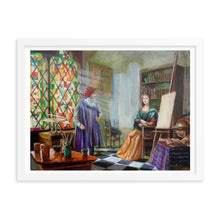 Load image into Gallery viewer, Leonardo da Vinci and the Mona Lisa Framed print