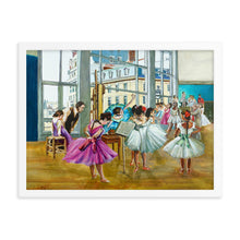 Load image into Gallery viewer, Degas and the Ballerinas framed print