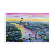 Load image into Gallery viewer, Mary Poppins framed print, Up to the highest height matte paper print