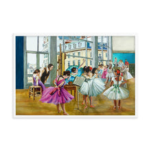 Load image into Gallery viewer, Degas and the Ballerinas framed print