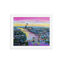 Load image into Gallery viewer, Mary Poppins framed print, Up to the highest height matte paper print