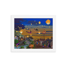 Load image into Gallery viewer, Halloween Town framed print