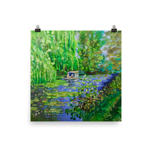 Load image into Gallery viewer, Monet water lily pond print
