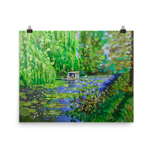 Load image into Gallery viewer, Monet water lily pond print