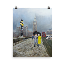 Load image into Gallery viewer, London snow print