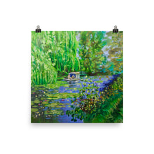 Load image into Gallery viewer, Monet water lily pond print